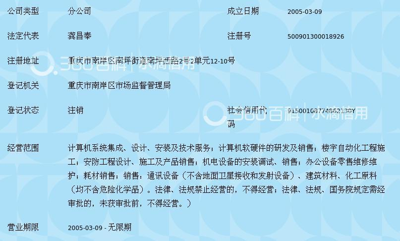 成都零零柒科技发展重庆分公司